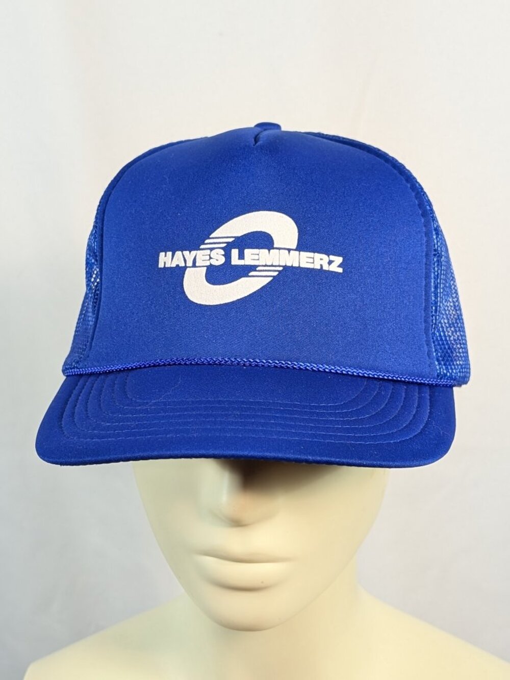 Hayes Lemmerz blue trucker hat